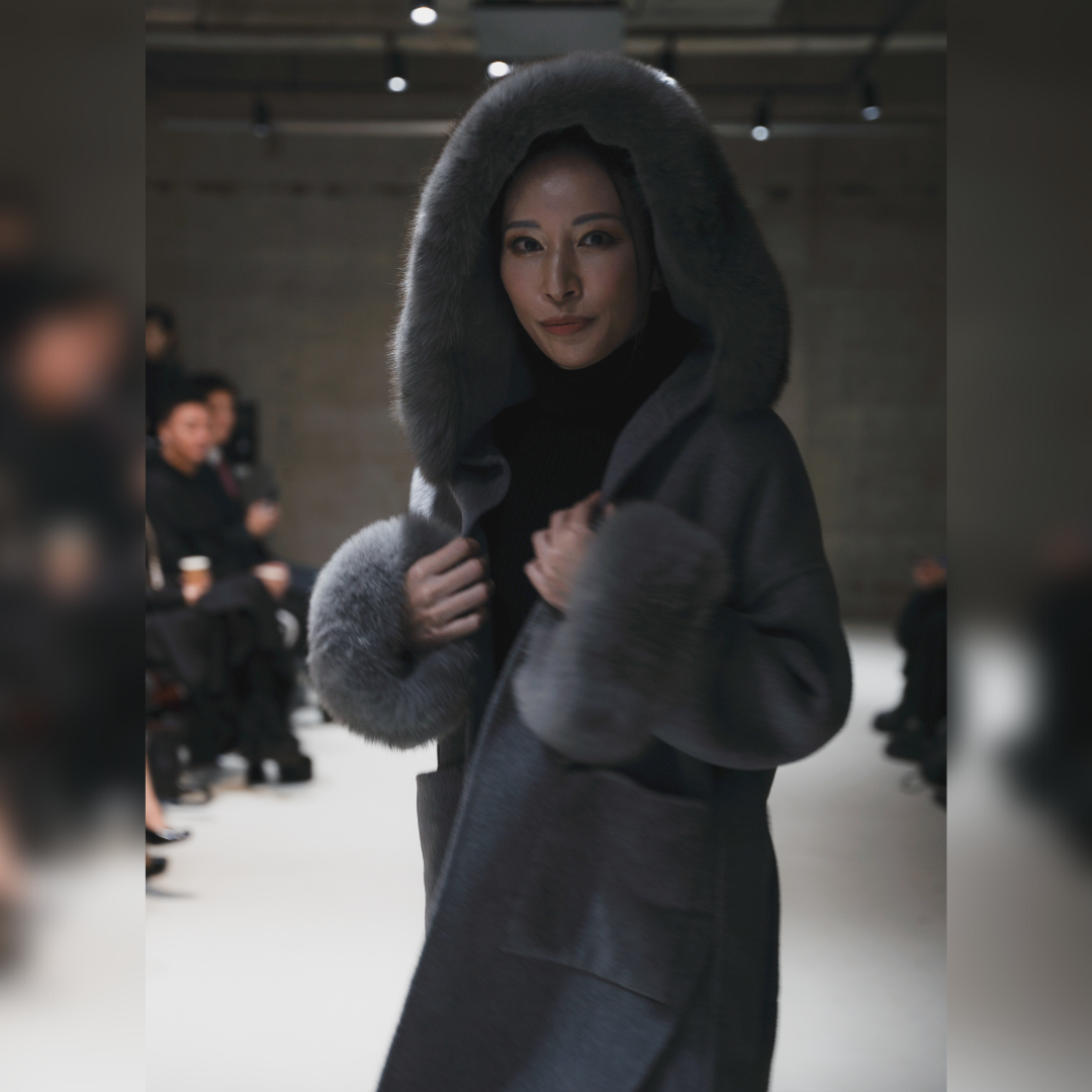 FOXファーカシミヤウールコート