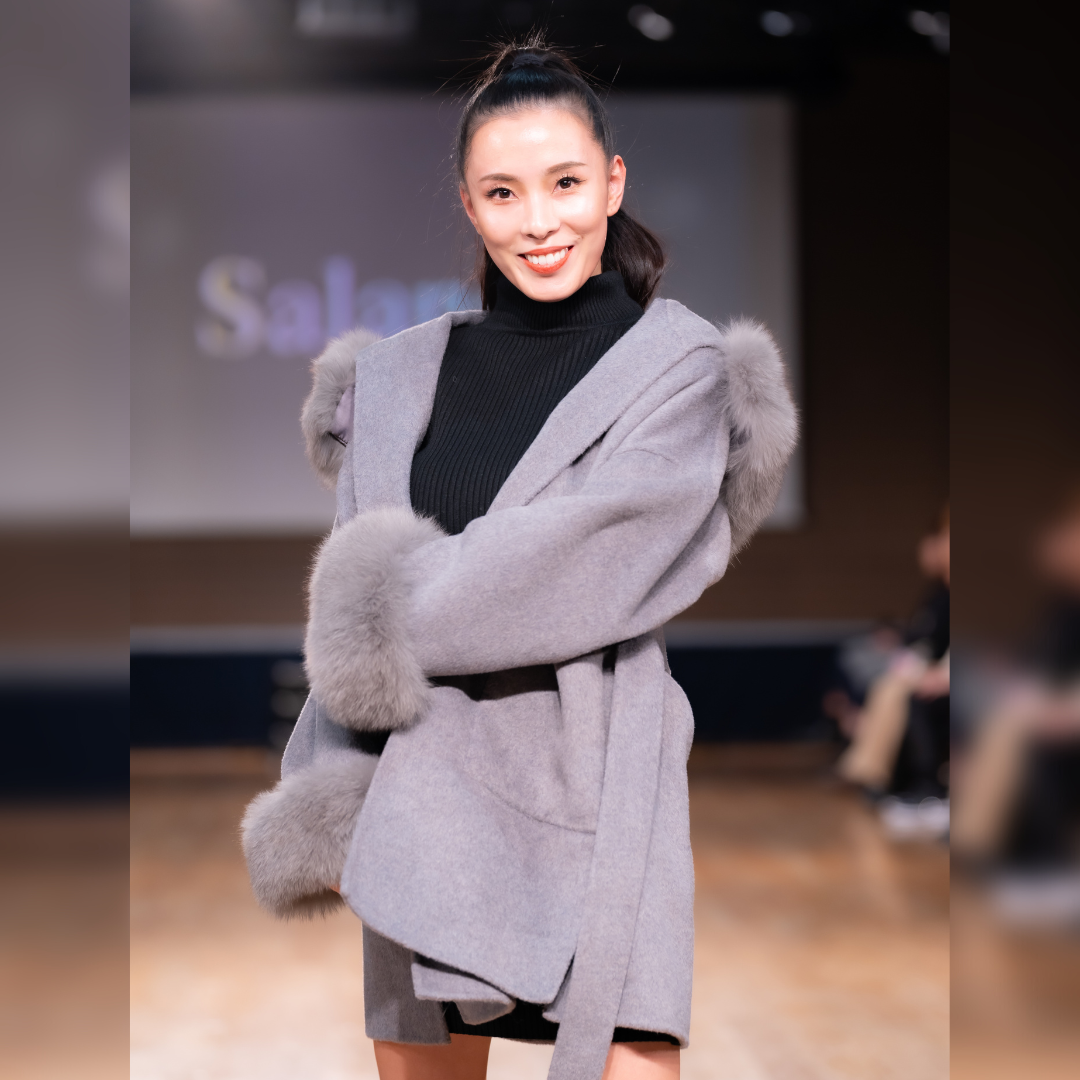 FOXファーカシミヤウールコート