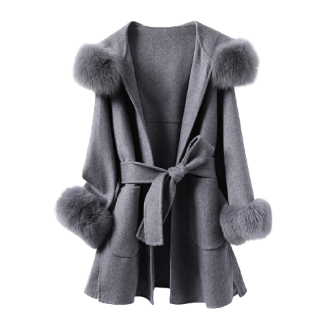 FOXファーカシミヤウールコート