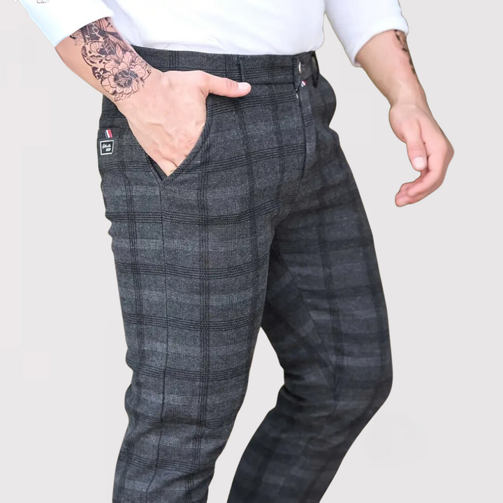 KISHIMADA | プレミアム チェック パンツ