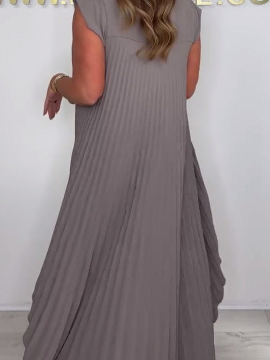 Blithe – プリーツ入りミディトップとワイドレッグパンツ