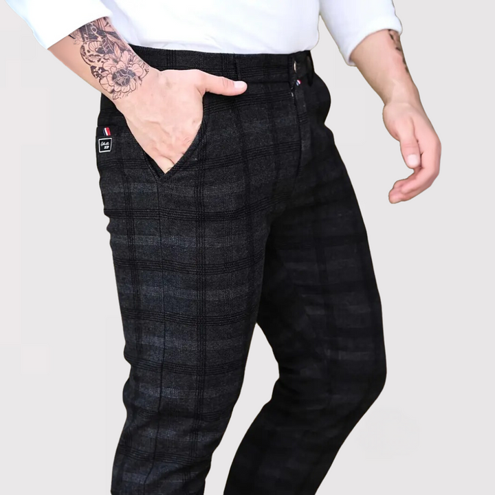 KISHIMADA | プレミアム チェック パンツ