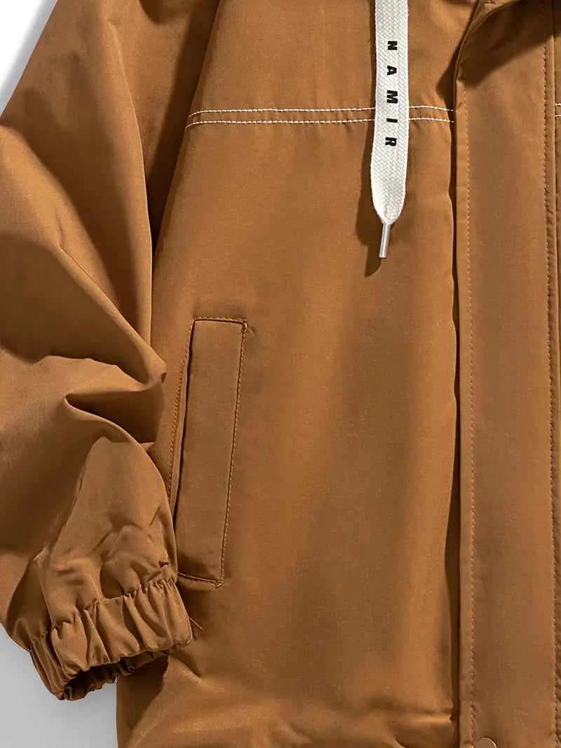 Carson - カジュアルフード付きジャケットポケットで