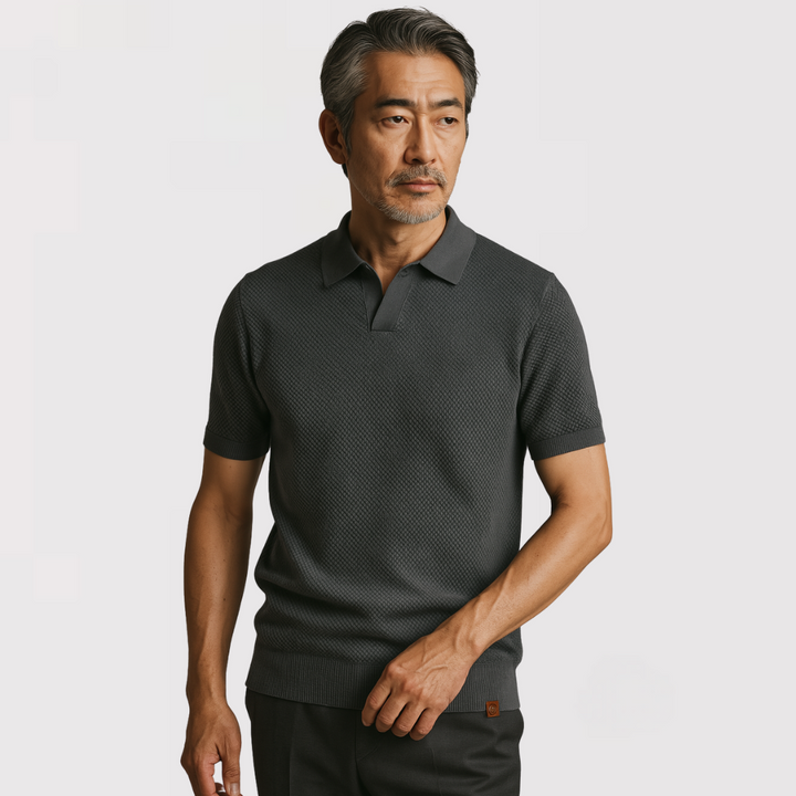 SENSE｜ラグジュアリーなボタンなしポロシャツ