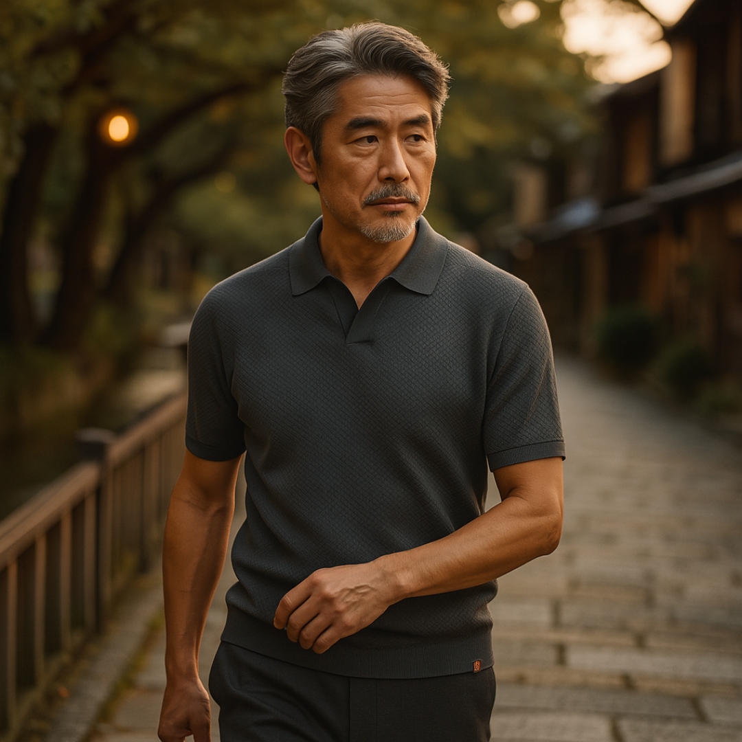 SENSE｜ラグジュアリーなボタンなしポロシャツ