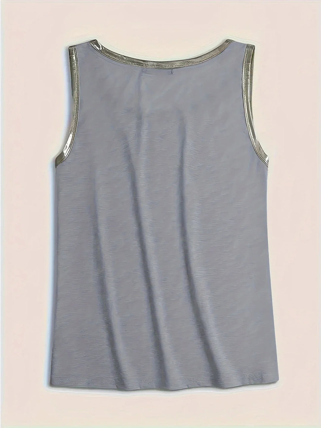 Ayuso - 袖なしタンクトップ丸首デザイン