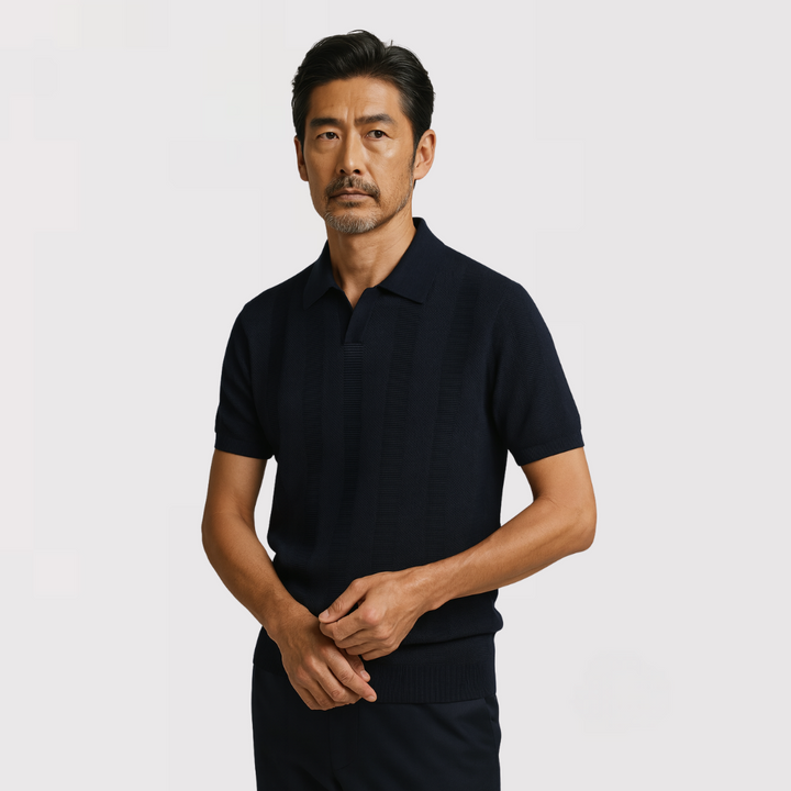 SANJI | クラシックストライプポロシャツ