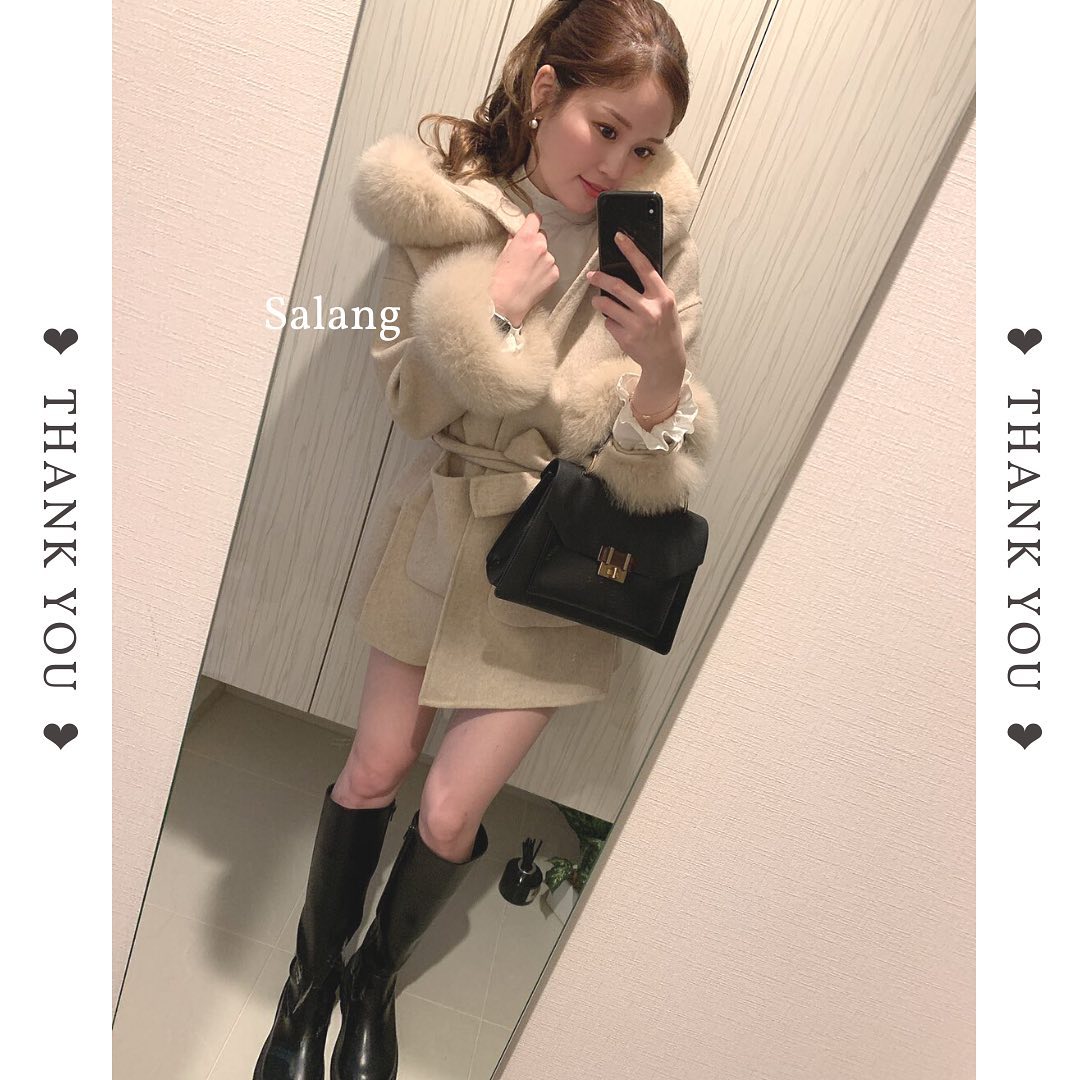 FOXファーカシミヤウールコート