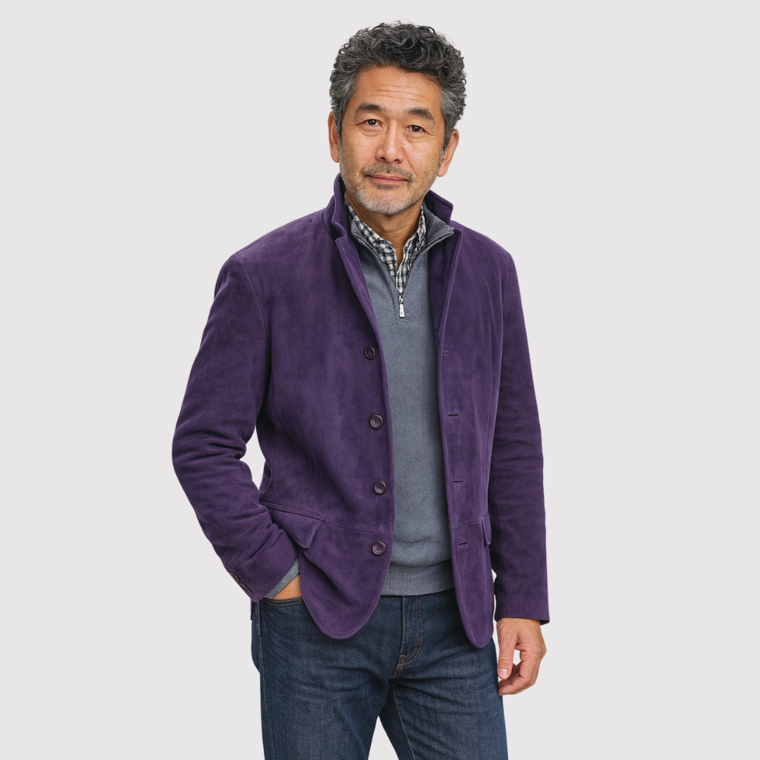 GIANNI | シックなヴィーガンスエードジャケット