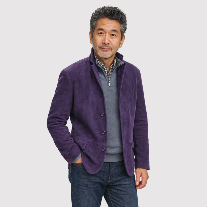 GIANNI | シックなヴィーガンスエードジャケット