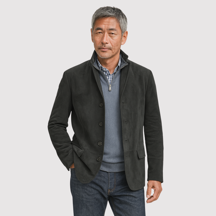 GIANNI | シックなヴィーガンスエードジャケット