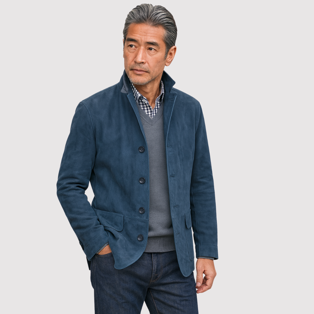 GIANNI | シックなヴィーガンスエードジャケット