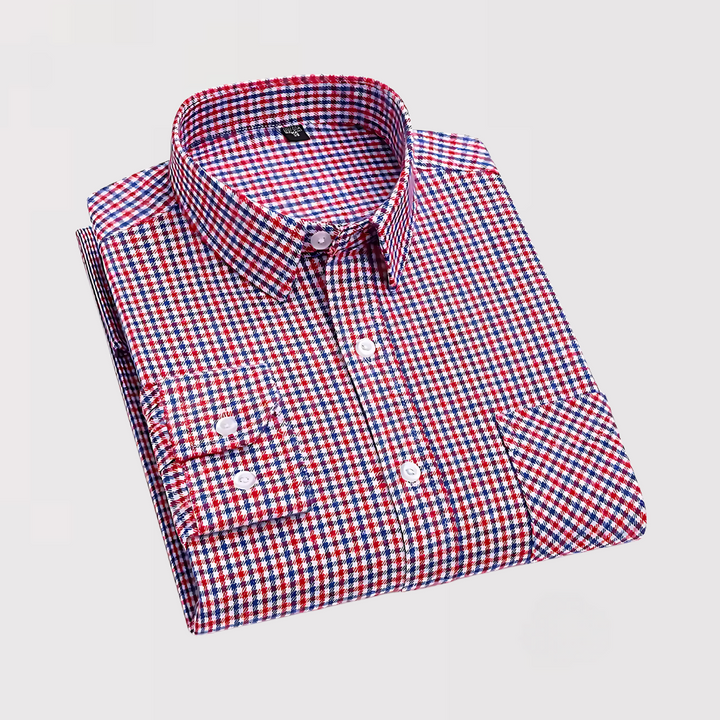 KAZAMA | リラックスフィットチェックシャツ