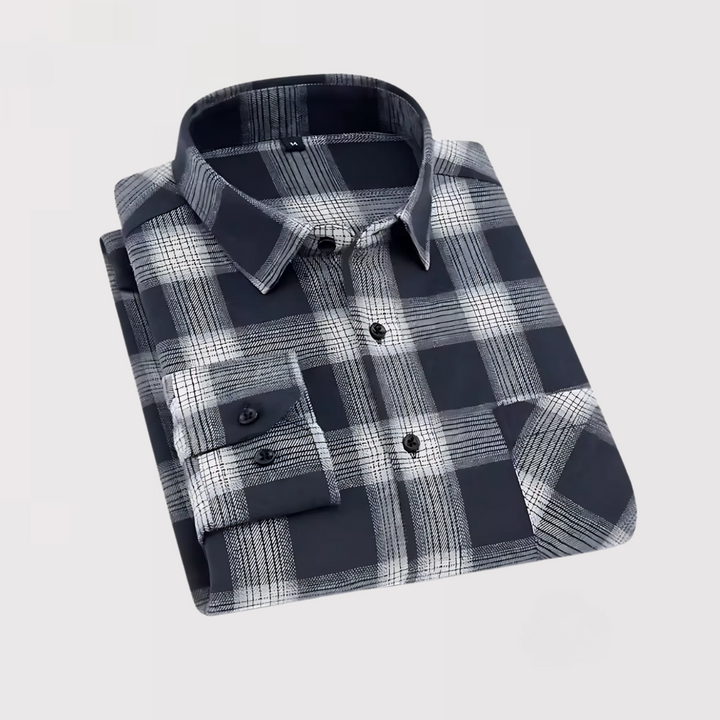 KAZAMA | リラックスフィットチェックシャツ