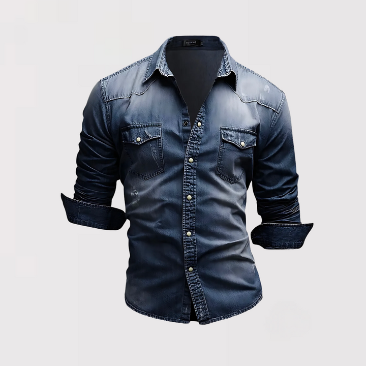 KIZARU |  カジュアルデニムシャツ