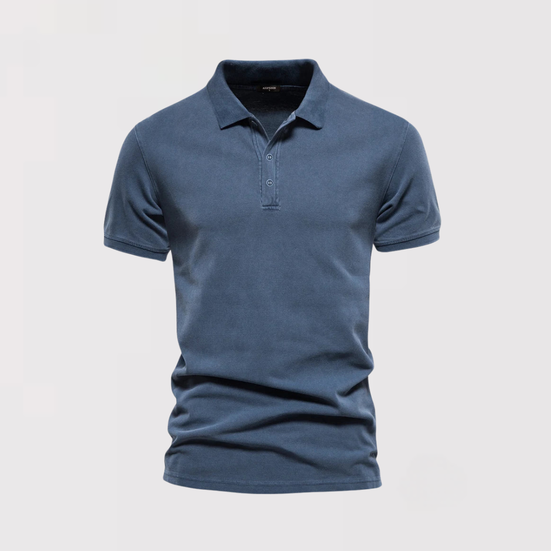 LAWRENCE | ウォッシュ加工の高級ポロシャツ