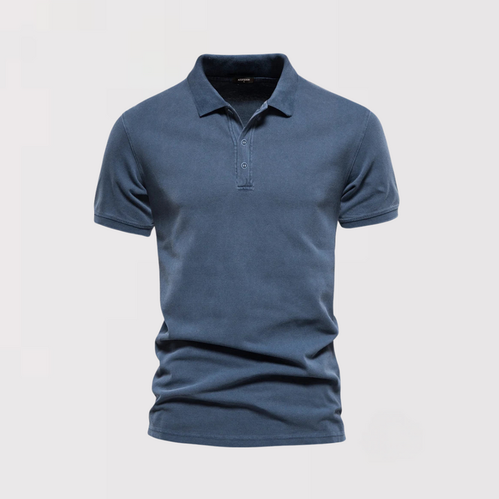 LAWRENCE | ウォッシュ加工の高級ポロシャツ