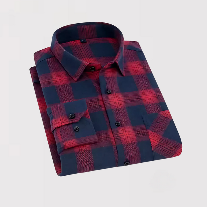 KAZAMA | リラックスフィットチェックシャツ