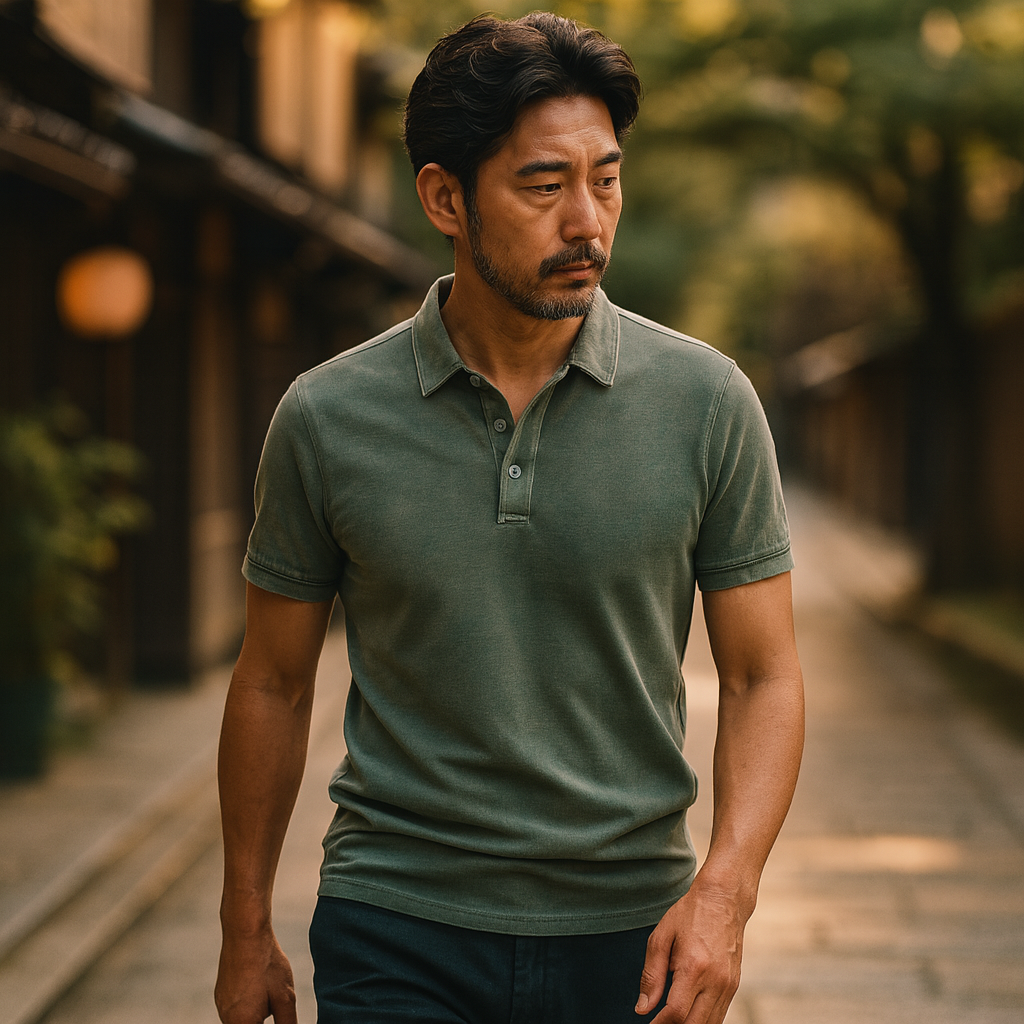 LAWRENCE | ウォッシュ加工の高級ポロシャツ