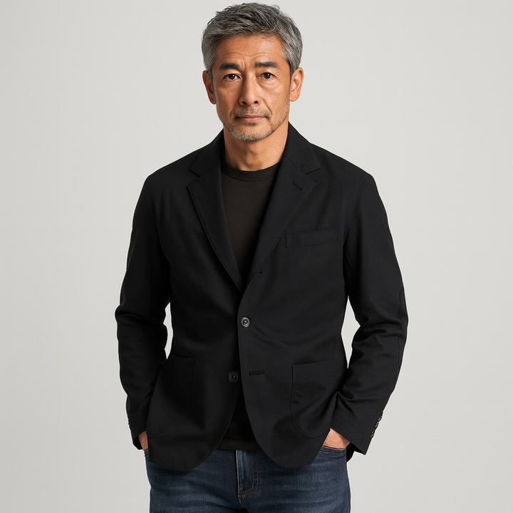 MAHITO | 通気性のあるコットンブレザー