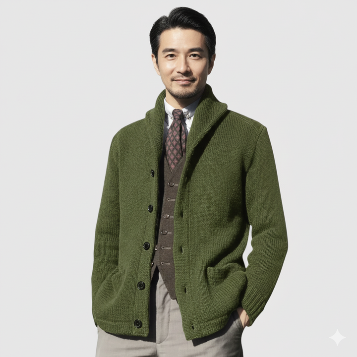 JUNPEIH | プレミアム・ボタン・セーター