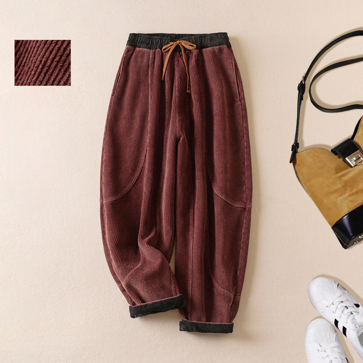 ルーズコーデュロイワイドパンツ