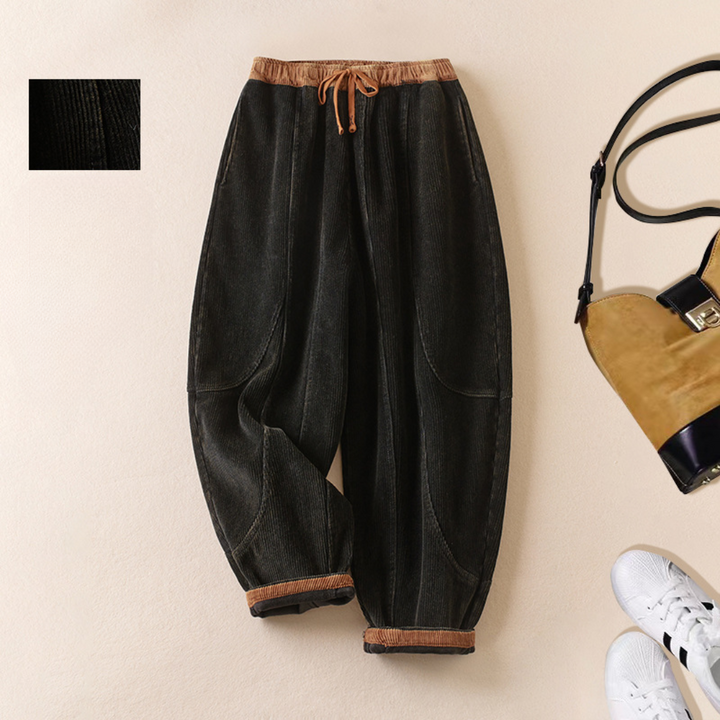 ルーズコーデュロイワイドパンツ