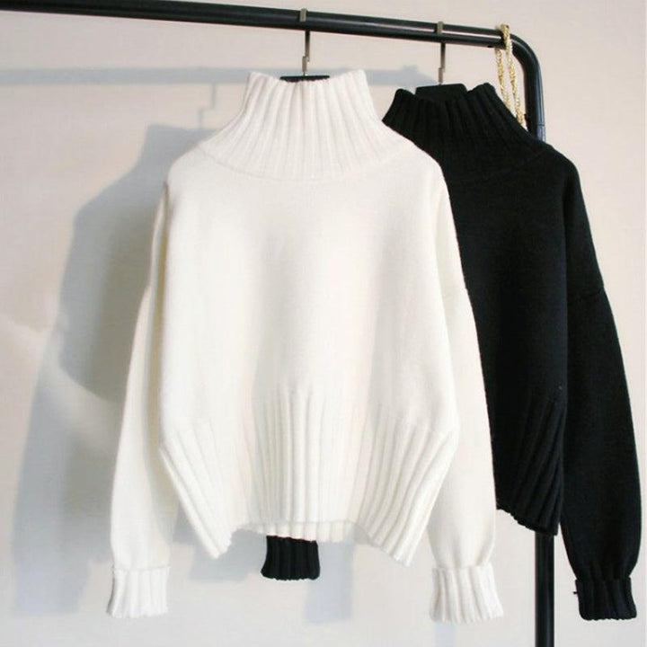 ハイネックニットプルオーバー