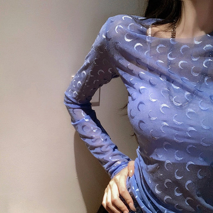 ムーンシースルートップス