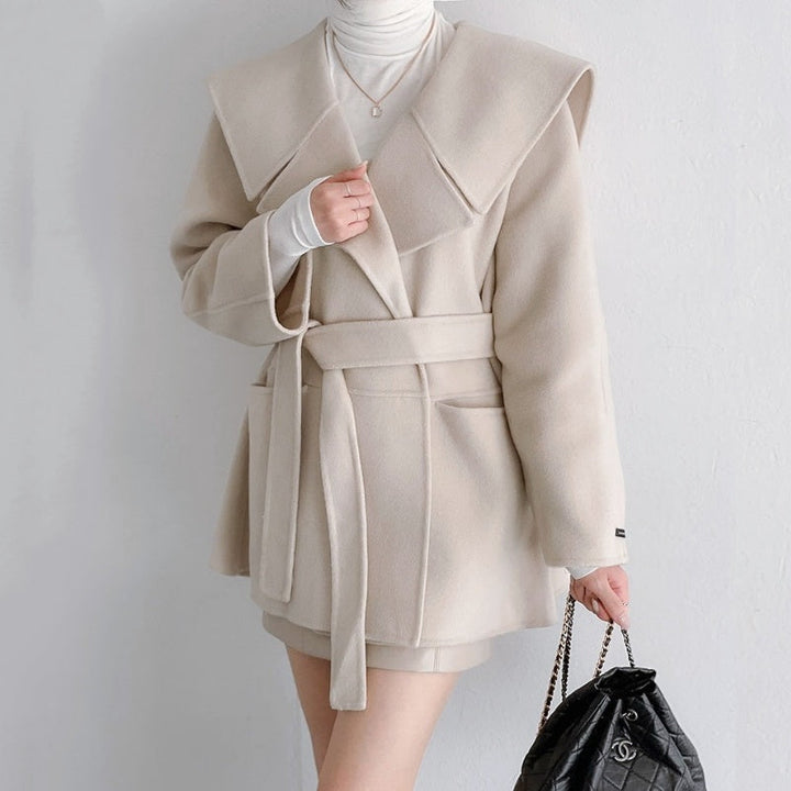 セーラーカラーハンドメイドコート