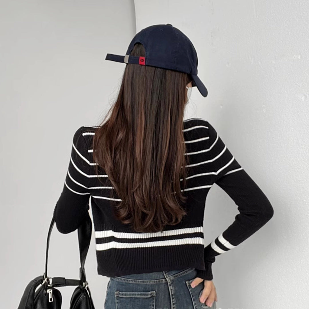 ストライプキャミニットアンサンブル