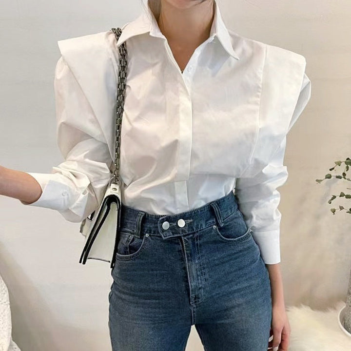 デザインショルダーシャツ