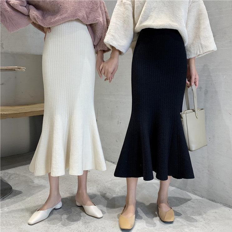 マーメイドニットスカート