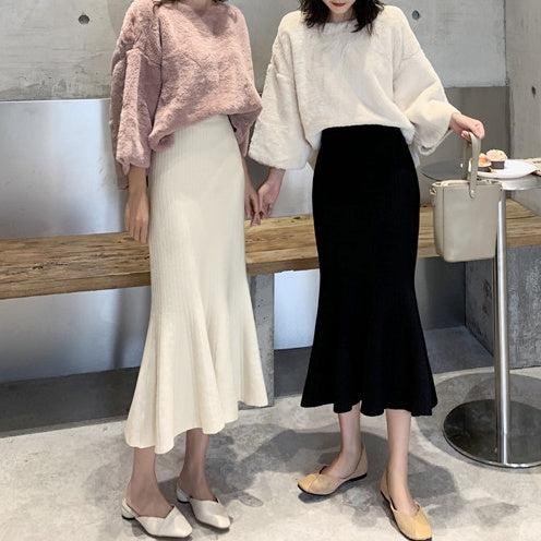 マーメイドニットスカート
