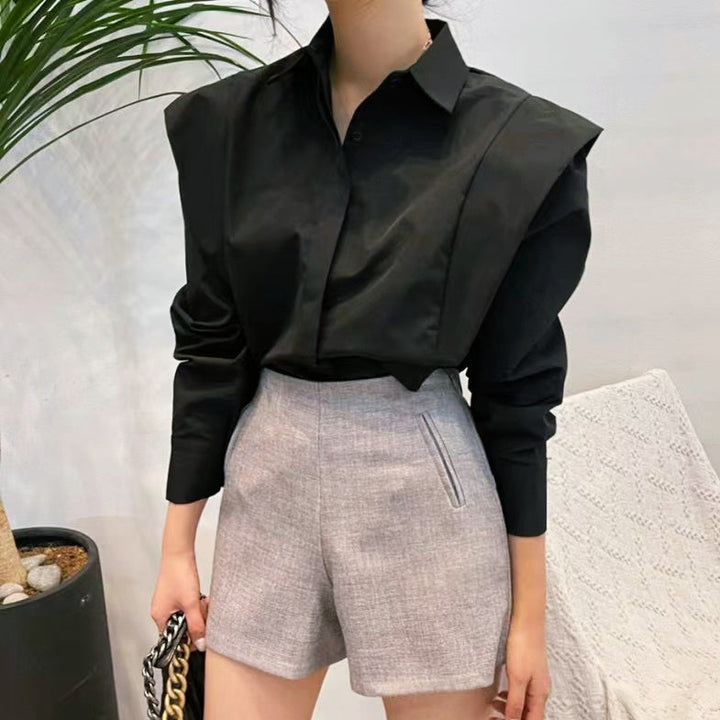 デザインショルダーシャツ