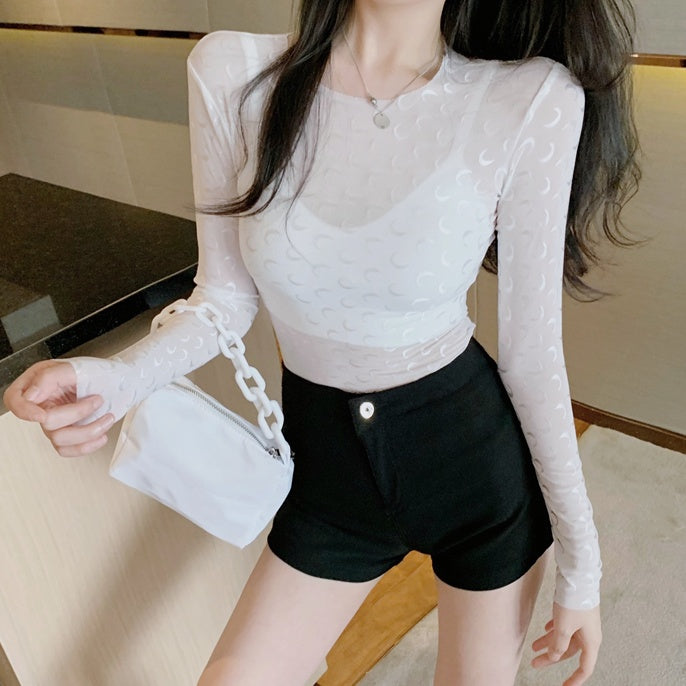 ムーンシースルートップス