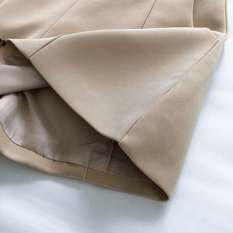 ワイドハイウエストショートパンツ