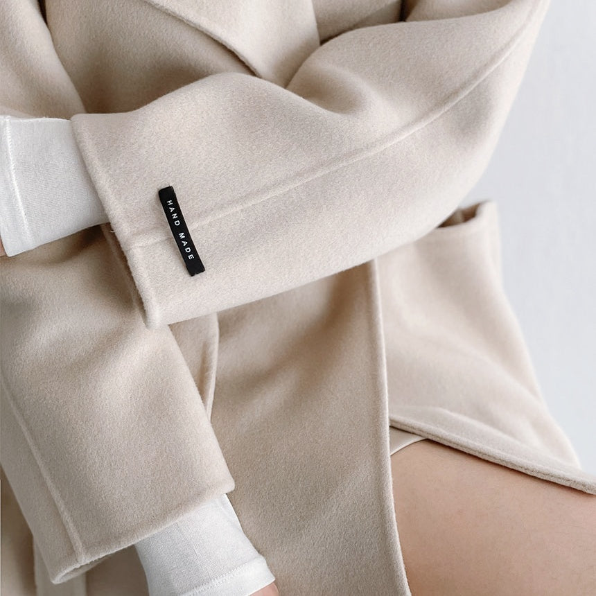 セーラーカラーハンドメイドコート