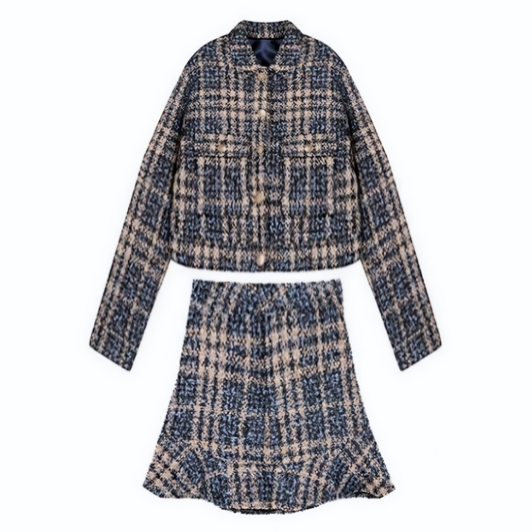 ウールマーメイドジャケットセットアップ