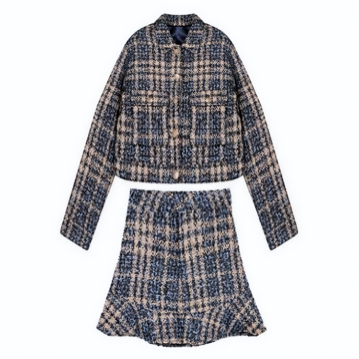 ウールマーメイドジャケットセットアップ