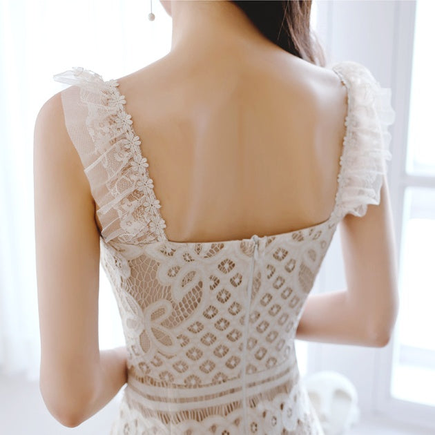 ハイエンドレースタイトドレス