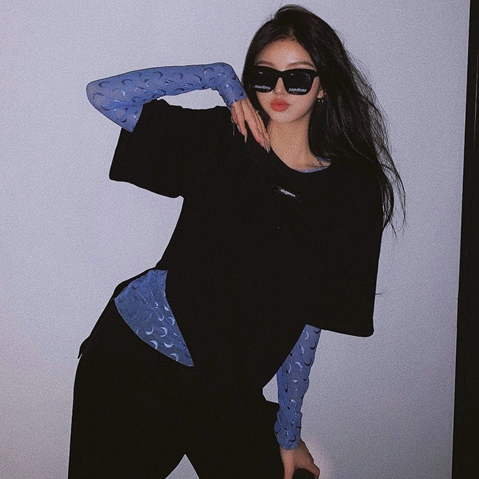 ムーンシースルートップス