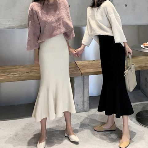 マーメイドニットスカート