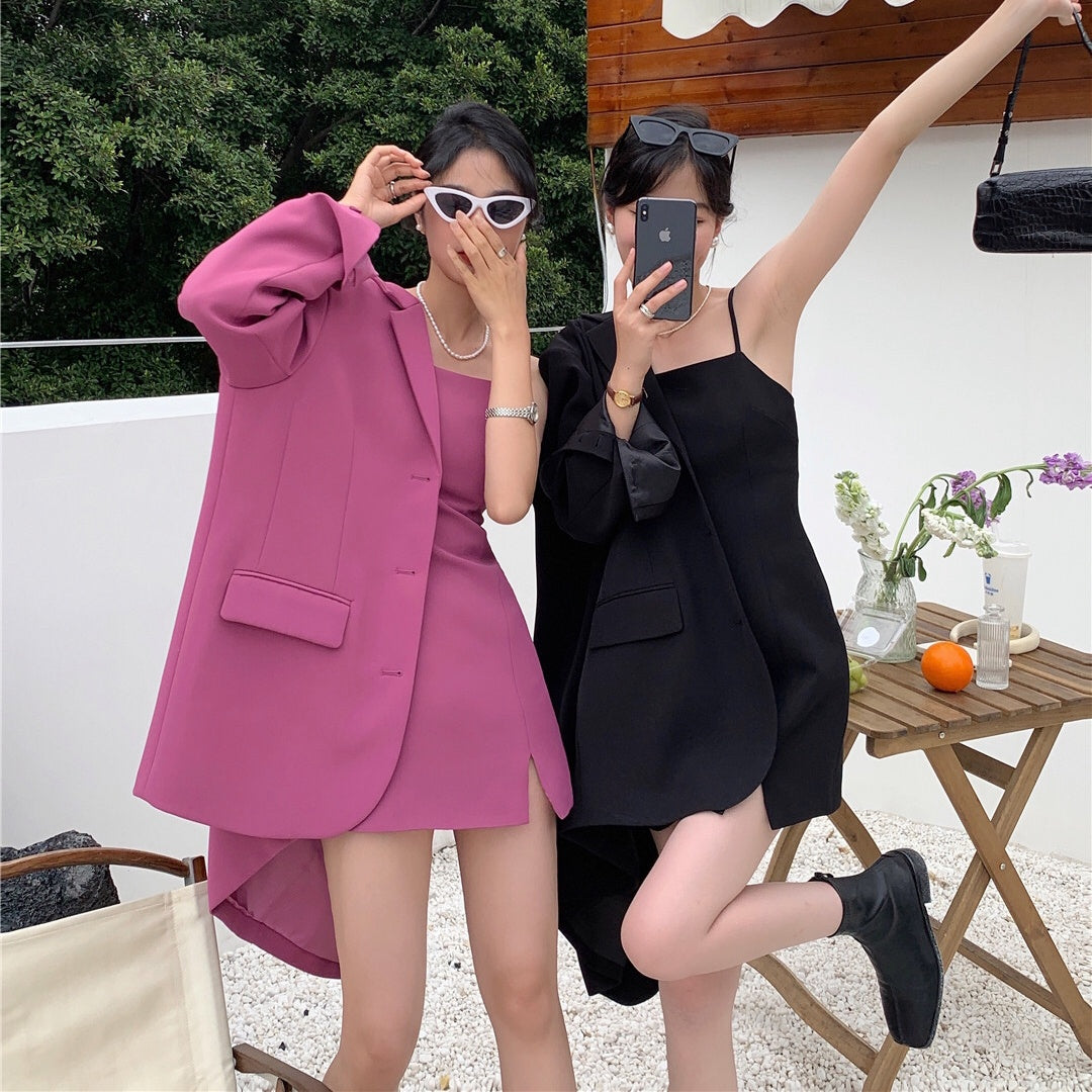 ジャケットキャミドレスセット