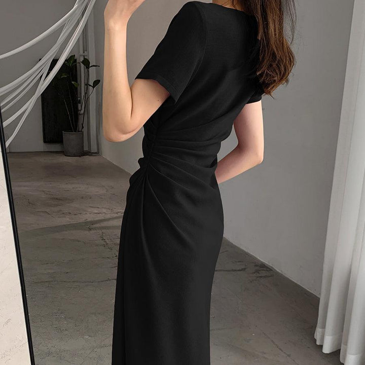 アシンメトリーロングドレス