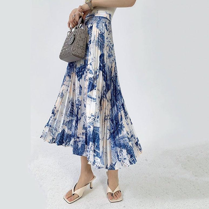 アートプリーツスカート