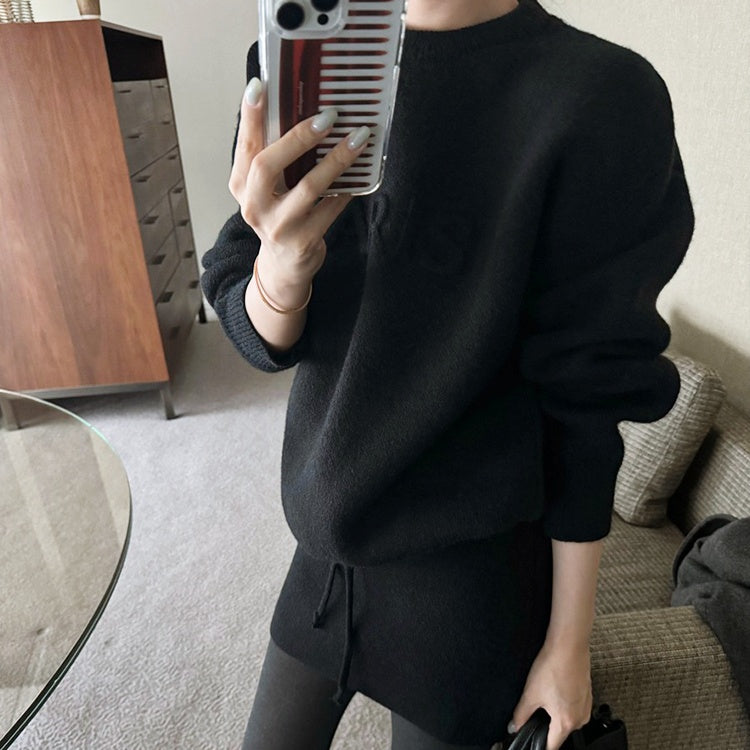 PARISロゴニットスカートセットアップ