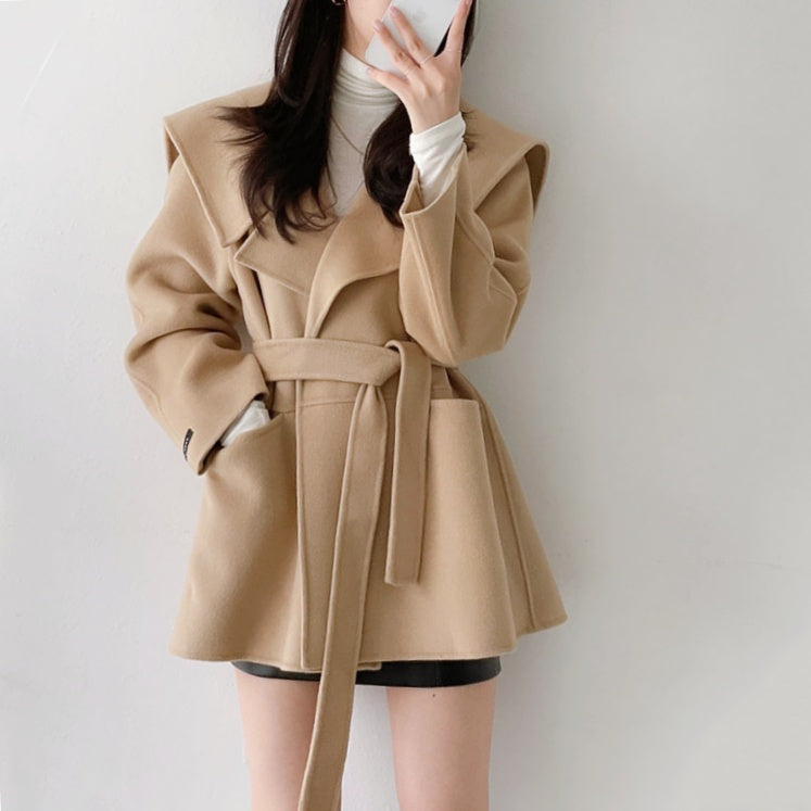 セーラーカラーハンドメイドコート