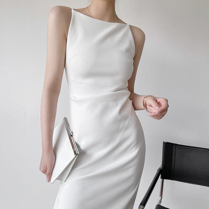 フレンチタイトミディドレス