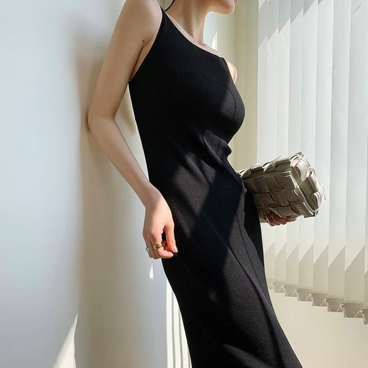 フレンチタイトロングワンピース